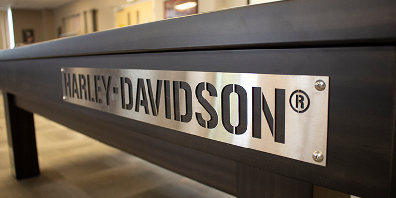 Harley Davidson Maple Pool Table