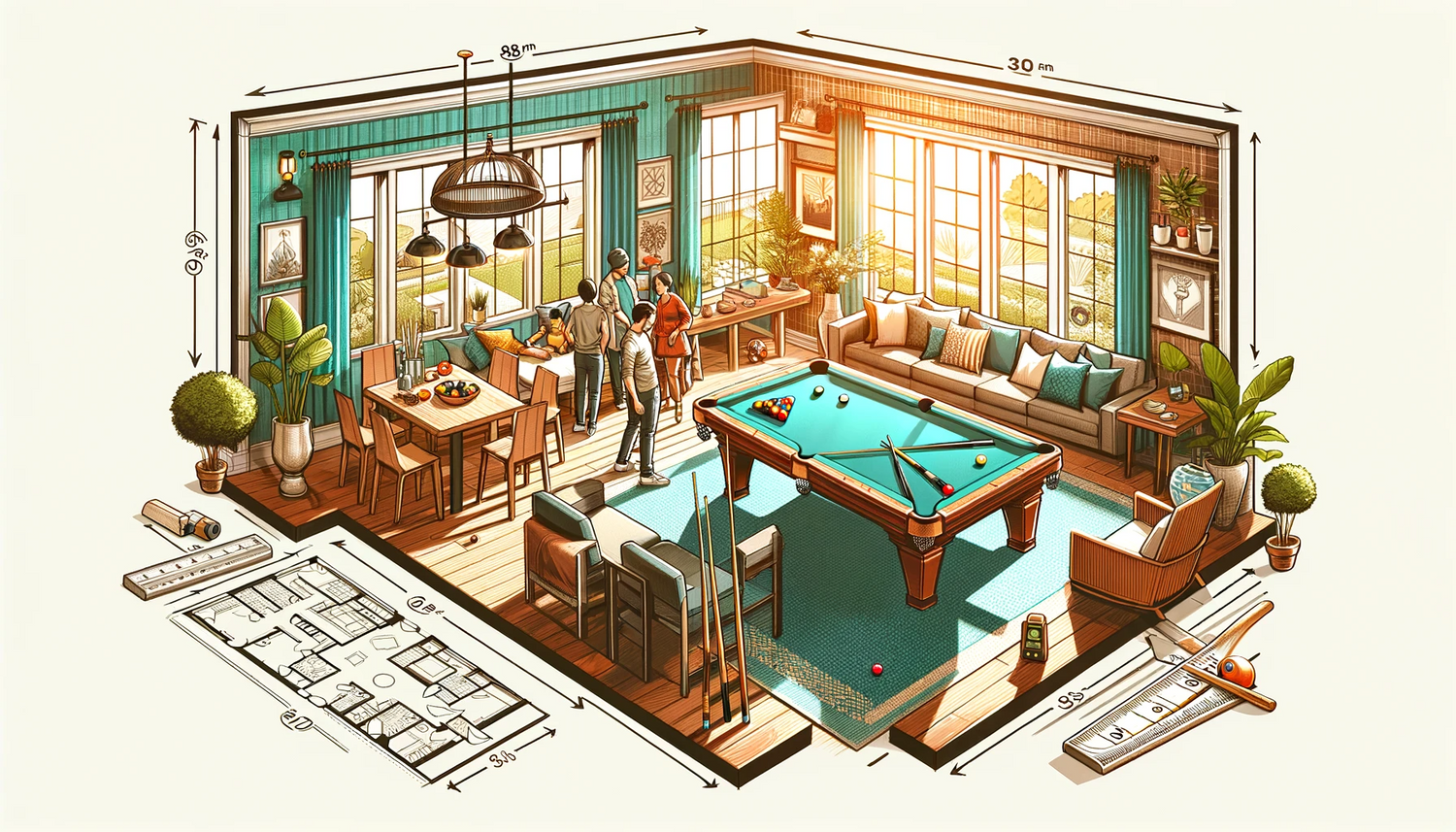 Perfect Pool Table Size Guide for Enthusiasts & Families