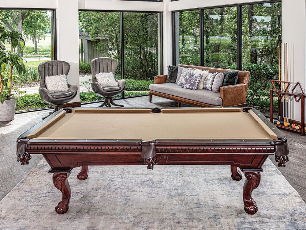 Cape Town 8 Foot Pool Table Mahogany