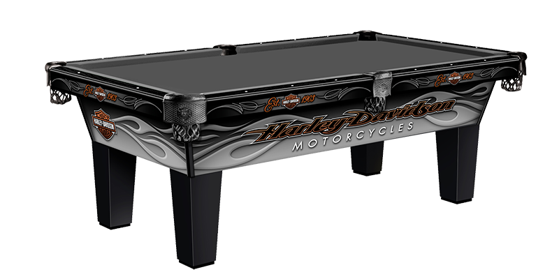 Harley Davidson Laminate Pool Table