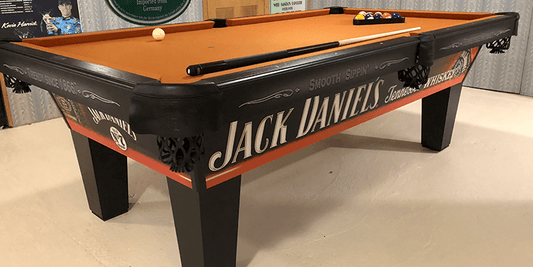 Jack Daniels Logo Pool Table